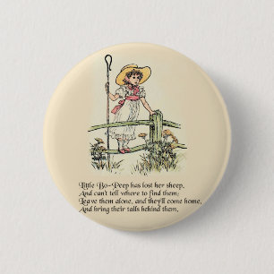 Liten Bo Peep ramsan Knapp