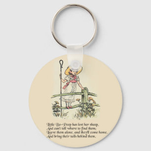 Liten Bo Peep ramsan Nyckelring