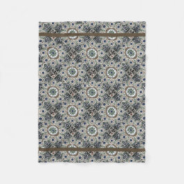 Liten boho med besläktade medallioner Fleece Blank