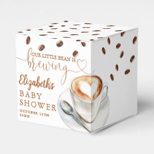 Liten bönas kaffetema baby shower presentaskar