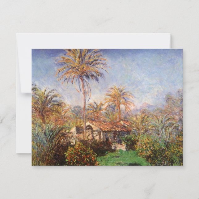 Liten bondgård i Bordighera av Claude Monet (Framsida)