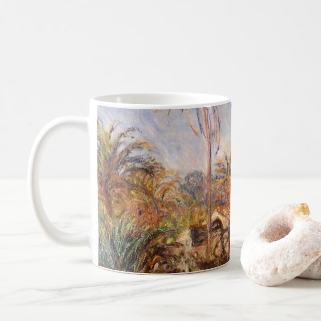 Liten bondgård i Bordighera av Claude Monet Kaffemugg (Med munk)