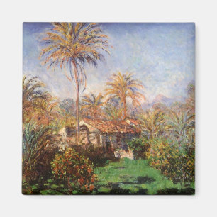 Liten bondgård i Bordighera av Claude Monet Magnet