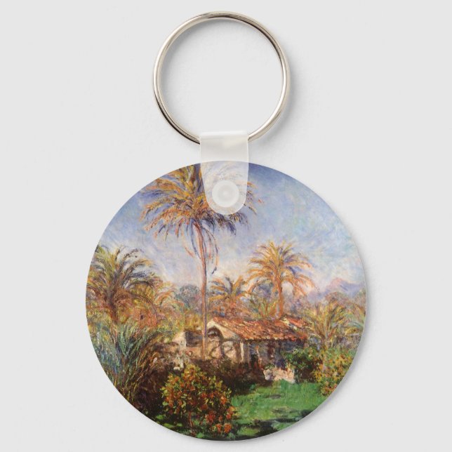 Liten bondgård i Bordighera av Claude Monet Nyckelring (Framsida)