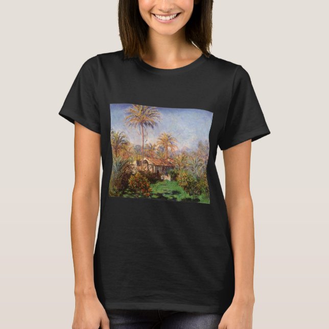 Liten bondgård i Bordighera av Claude Monet Tee Shirt (Framsida)