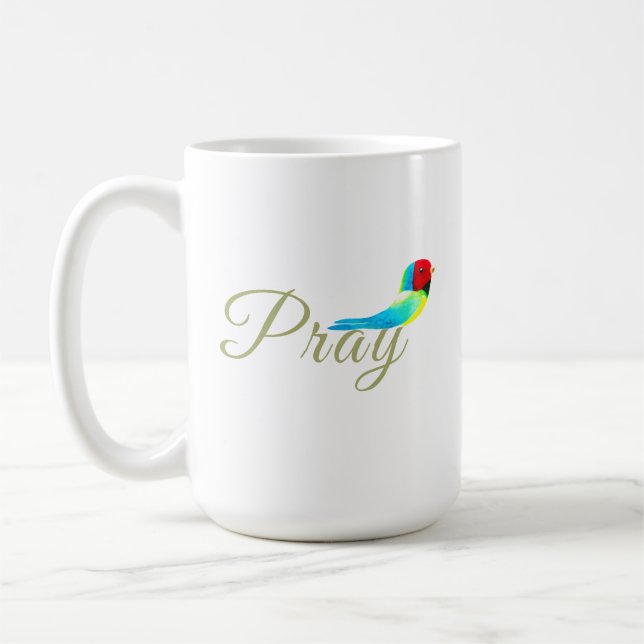 Liten bönfågel  kaffemugg (Vänster)