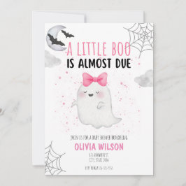 LITEN BOO ÄR VÄNTAD BABY SHOWER INBJUDAN