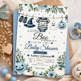 Liten Boo Baby Shower Inbjudningar