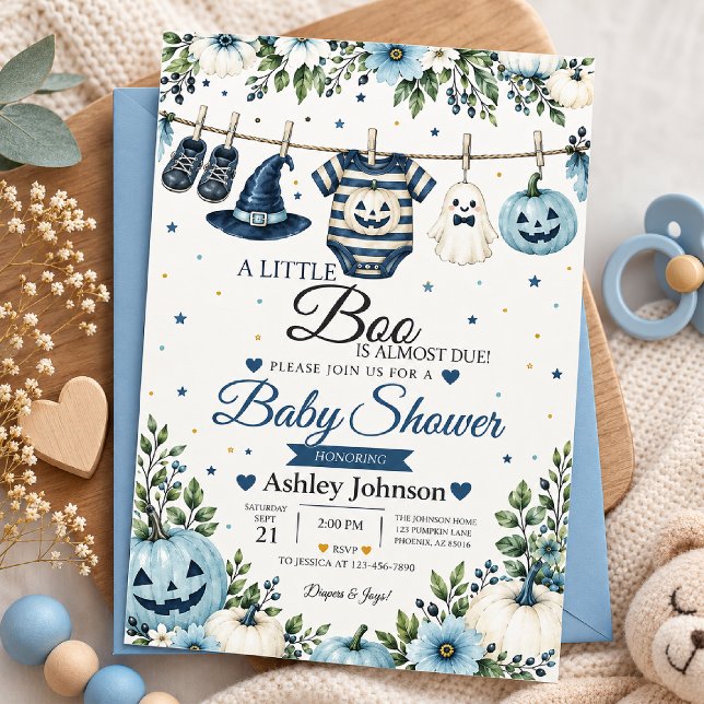 Liten Boo Baby Shower Inbjudningar (Skapare uppladdad)