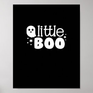 Liten Boo Halloween tryckdesign Poster