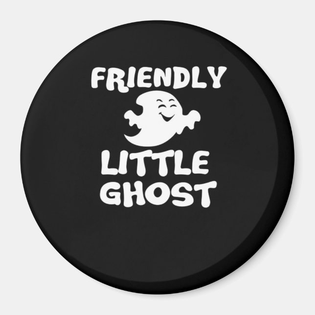 Liten Boo Halloween-utskrift  Magnet (Framsidan)