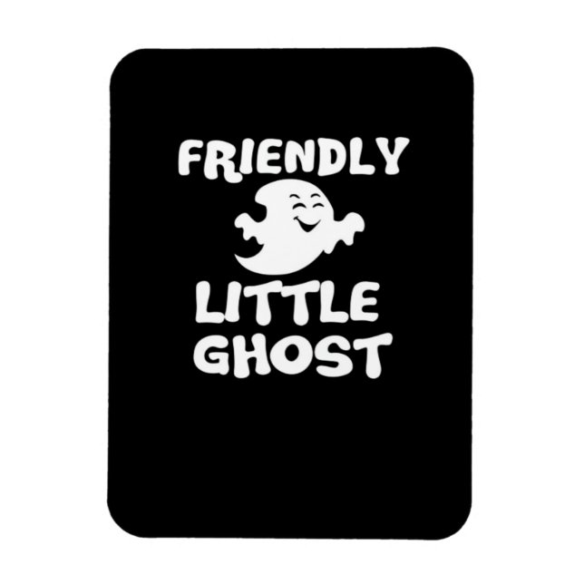 Liten Boo Halloween-utskrift  Magnet (Vertikal)