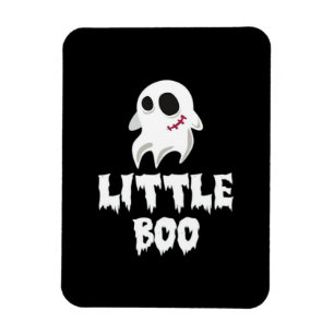 Liten Boo i Halloween Cool Grafik Magnet