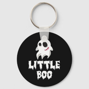 Liten Boo i Halloween coolt grafik Nyckelring