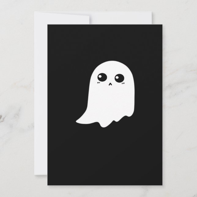 Liten Boo Rolig Meme Design Julkort (Framsida)