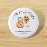 liten boo, söt halloween babydusch knapp<br><div class="desc">bakgrundsbild inslag av freepik.com snyggt liten boo,  söt vattenfärgsknapp för babydusch</div>
