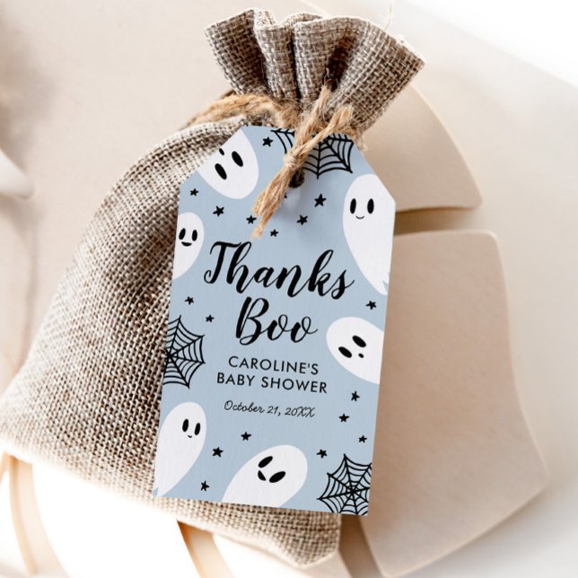 Liten Boo Spök Baby Shower Presentetikett (Skapare uppladdad)