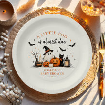 Liten Boo-spök Halloween-bebisens shower