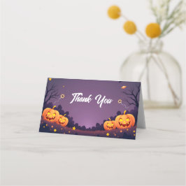 Liten Boo-Tack-mappat platskort Placeringskort