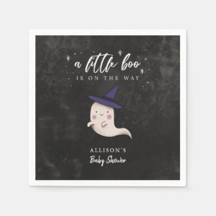 Liten Boo Witch Ghost Baby Shower Pappersservett