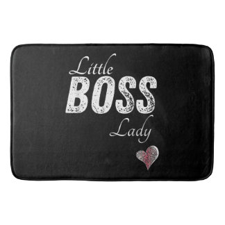 Liten Boss Dam Baby Barn Småbarn Flicka Kort Badrumsmatta