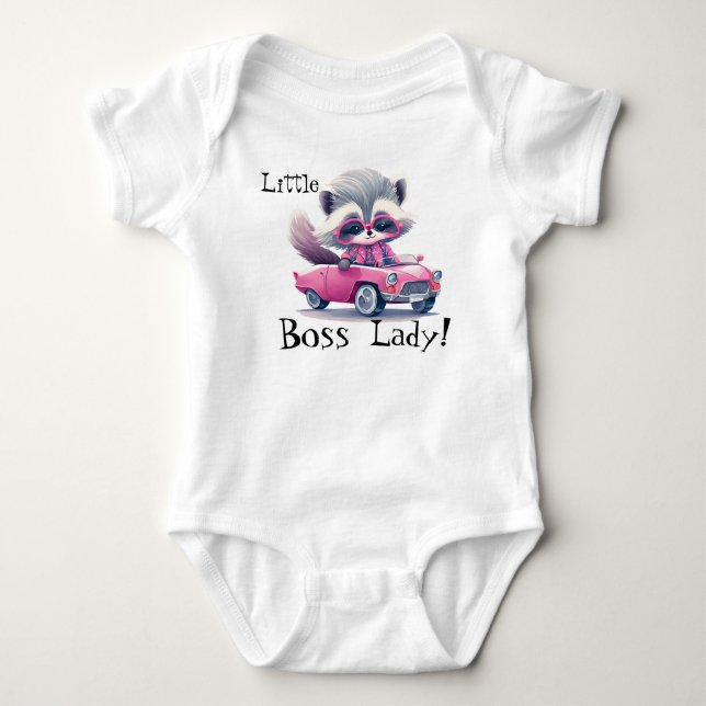 Liten Bossdam  T Shirt (Framsida)