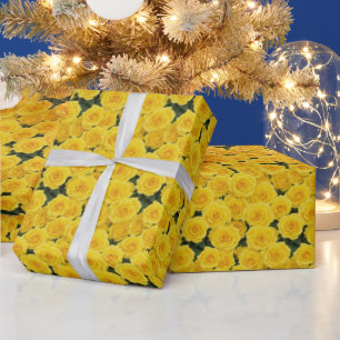 Liten Bright Gul ros Presentpapper