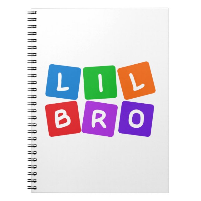 Liten Bro-bärbar dator Anteckningsbok Med Spiral (Framsidan)