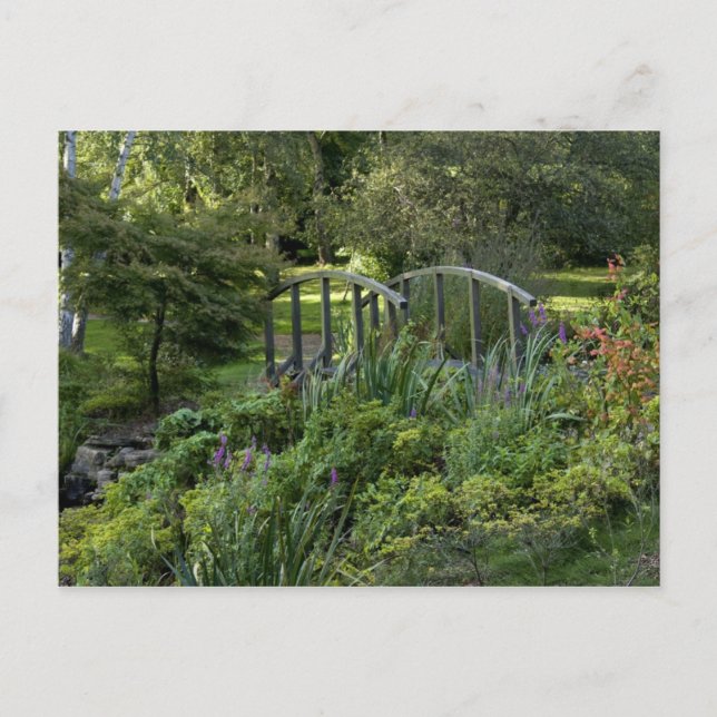 Liten bro för trä vykort (Framsida)