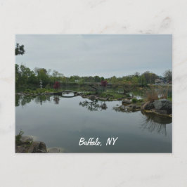 Liten bro över Vatten Vykort