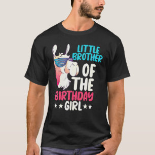 Liten bror till födelsedagsflickan Lama födelsedag T Shirt