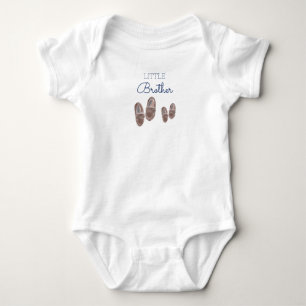 Liten bror tillkännage Matchande syskonsko T Shirt