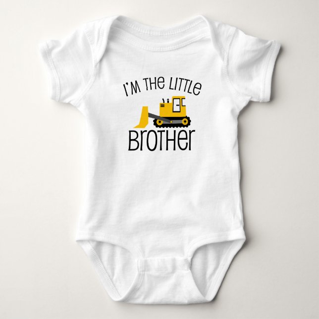 Liten brother Construction Front Loader T-shirt (Framsida)