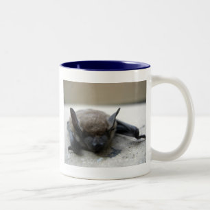 Liten brunfladdermus (Myotis lucifugus) Två-Tonad Mugg