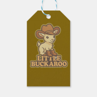 Liten Buckaroo presentkortsetikett Presentetikett