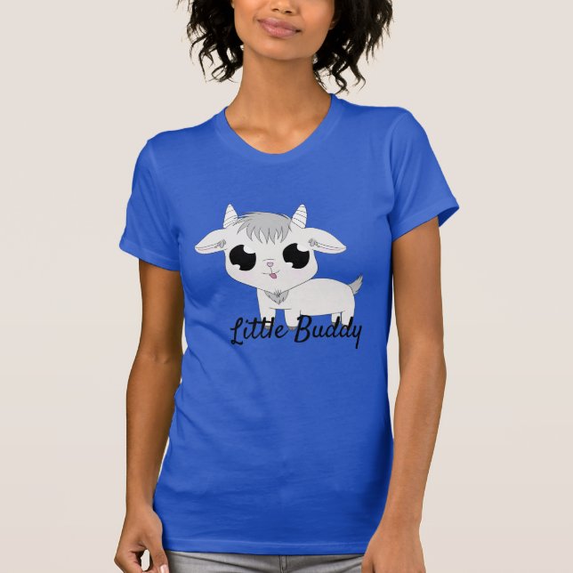 Liten Buddy Tshirt - Blå T Shirt (Framsida)