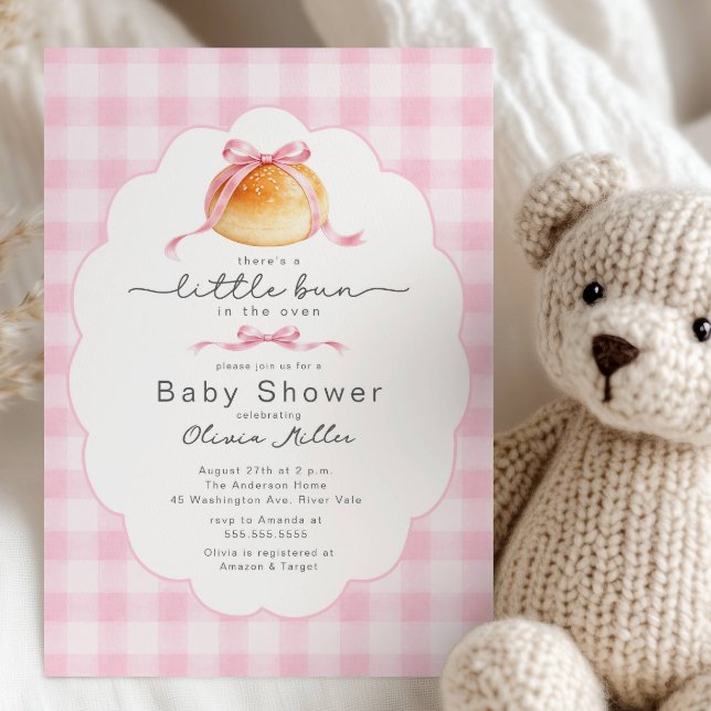 Liten bulle i ugnen Baby Shower Inbjudan (Skapare uppladdad)