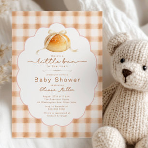 Liten bulle i ugnen - Baby Shower-inbjudan Inbjudningar