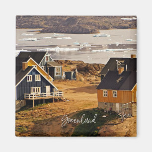 Liten by, scenbild magnet