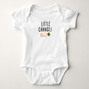Liten Cannoli Baby Bakverkströja ,Hipster Baby T Shirt