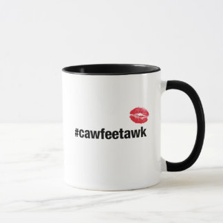 (Liten) #cawfeetawkmugg, Mugg