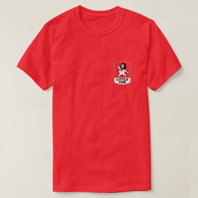Liten Che Guevara - restauranglogotyp rolig parodi T Shirt (Design framsida)