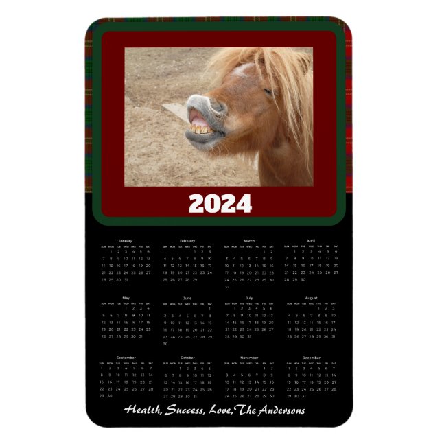 Liten Checker-utfyllnad för Pocket-kalender Magnet (Vertikal)