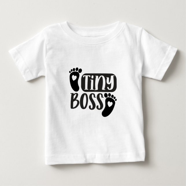 Liten chef - Mini chef-dama  T Shirt (Framsida)