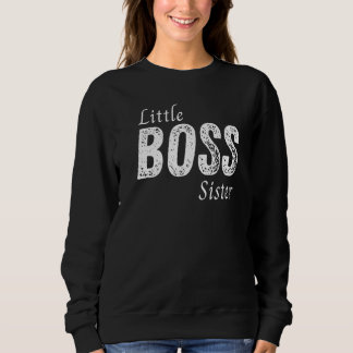 Liten chef syster baby barn småbarn flicka mal t shirt