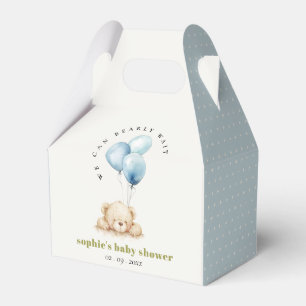 Liten Chic Blue Barly Wait Balloon Baby Shower Presentaskar