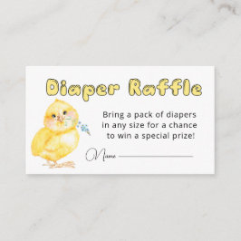 Liten Chick Babyskåda Diaper Raffle Tilläggskort