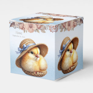 Liten Chick, blå menyfliksruta Presentaskar