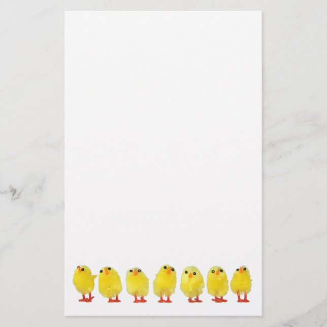Liten Chick Stationery Brevpapper (Framsida)