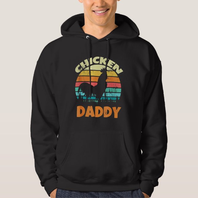 LITEN CHICKEN DADDY FOR POU HOODIE (Framsida)